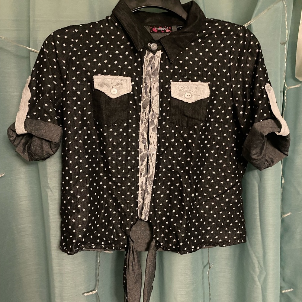 Tempted Girls button up top